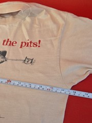VTG 1980 “CATS ARE THE PITS!” Artwork By Larry Johnson Hanes T-Shirt Sz M 38-40