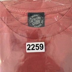 Santa Cruz Tshirt Size Large Distressed Double Sided Big Logo On Back