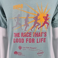 Vintage 1998 Oak Park Runners Club “The Race That’s Good for Life” T-Shirt (S/M)