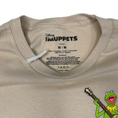 Disney The Muppets Kermit Country Roots T-Shirt Men’s Size M Beige Banjo NWOT
