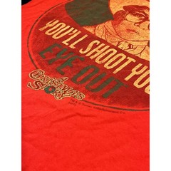 A Christmas Story Shirt Red Retro Shoot Your Eye Out USA Knited Cotton Novelty