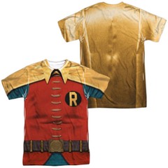 Batman Classic TV Robin Costume Unisex Adult Halloween Costume T Shirt, S-3XL