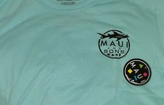 MAUI & SONS Celadon Surf (S) Small T-Shirt Light Turquoise