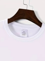 Geometric Symbol Pattern 100% Cotton Men’s T-Shirt,Suitable for Daily Streetwear