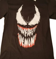 MARVEL VENOM Shirt Mens Extra Large XL Black MCU Comics WE ARE VENOM NWT