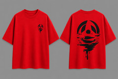 Men’s Oversized Graphic Tee Japanese Anime Style Streetwear Heavy Cotton T-Shirt