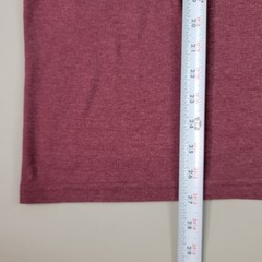 The Normal Brand Mens Shirt Size XXL Burgundy Puremeso 3 Button Henley L/S Logo