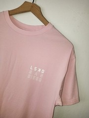 LSKD San Diego T-Shirt Pink Supima Cotton 1% Better Mens NEW 2XS (Measures MD)