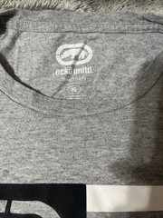 Ecko Unltd Mens Long Sleeve Grey Casual Adult Front Print XL