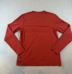 Public Rec Shirt Mens S Long Sleeve Orange Stretch