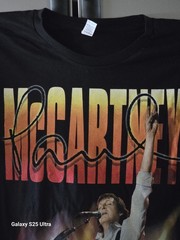 Vintage Paul McCartney On The Run Tour 2011 T Shirt Double Sided Large NWOT