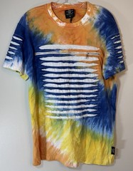 Switch Remarkable Men’s XL Tie Dye Zipper Thrashed Shirt New With Tags NWT