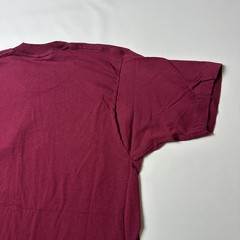 VTG BVD Shirt Mens Large Maroon Pocket Crewneck USA Single Stitch Selvedge