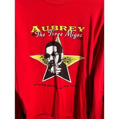 Drake Migos Aubrey Three Migos Live 2018 red long sleeve shirt Size Medium