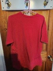 ESPN Shirt Mens XLarge Red 24/7/365 Graphic Tee Sports Classic Logo Cotton Top