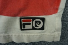 Urban Outfitters FILA Pierre Cardin T Shirt Mens Small Ivory Target Graphic