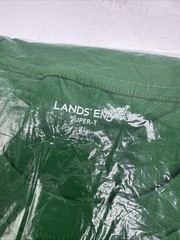 Lands’ End Super T XL 46-48 Long Sleeve T-Shirt New In Package “Court Green”