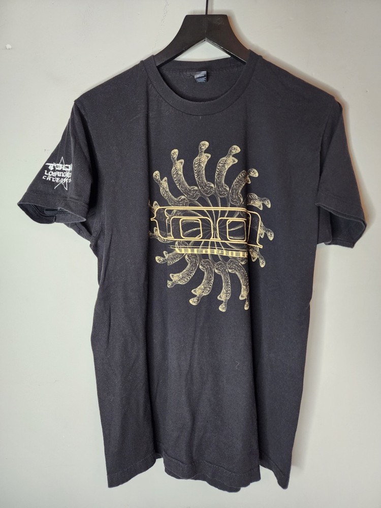 Vintage TOOL T Shirt Mens Size Large Y2K Los Angeles California Black