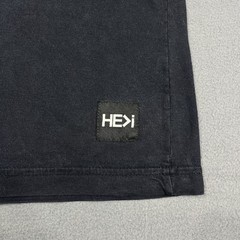 HE i Shirt Mens Large Black Pocket Tee Hawaii Made in USA Casual Cotton Graphic