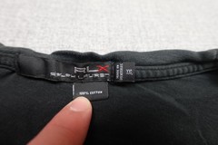 RLX Ralph Lauren Shirt Mens 2XL Black Graphic Tee Short Sleeve Fitted Slim Soft
