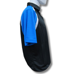 Mopar Logo Polyester Dry-Wicking Black/Blue Polo Shirt Official Licensed