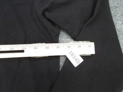 Foundry Shirt Mens 2XL XXL Black Henley Neck Long Sleeve Tee Adult Workwear NEW