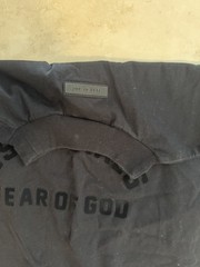 Fear of God Essentials Men’s Black Logo Crew Neck Short Sleeve Cotton T-Shirt