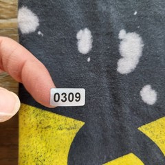 Wu-Tang Clan Bleach Wash Graphic T-Shirt Mens Small Black Yellow Logo Hip Hop
