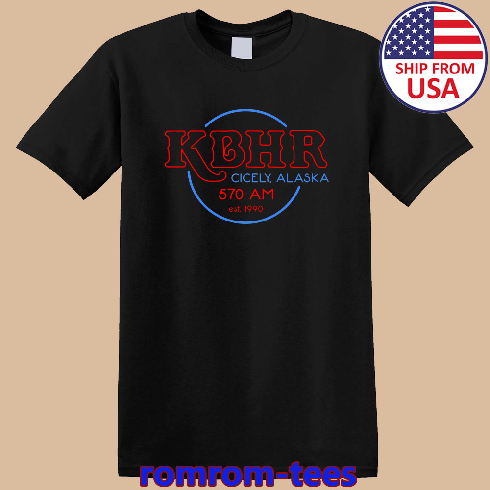 KBHR Cicely Alaska Radio Black Size S-5XL