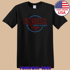 KBHR Cicely Alaska Radio Black Size S-5XL