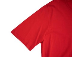 Kired by Kiton $250 Bright Red Crepe Cotton Short Sleeve Slim T-Shirt M (50 IT)