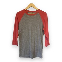 *NWOT* JERZEES Tri-Blend Raglan Baseball T-Shirt/Tee, Size Small