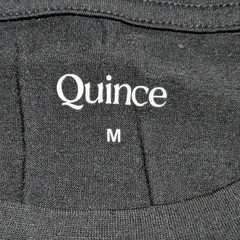 Quince Men’s Shirt 100% Merino Wool All-Season SS Base Layer Tee Sz M Black