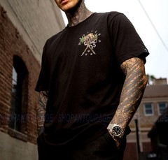 Sullen Art Collective Flower God Premium SCM8092 Short Sleeve T-shirt For Men