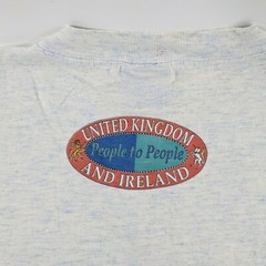 Vtg Signal Sports People to People United Kingdom Ireland T Shirt Size XL