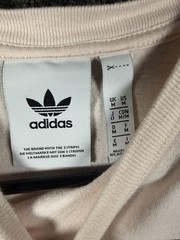 Adidas Originals Shirt Mens Medium White Trefoil Box Logo Graphic Sports Tee