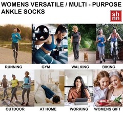 15 Pairs Womens Ankle Socks Lightweight Breathable Casual Low Cut Socks for W…