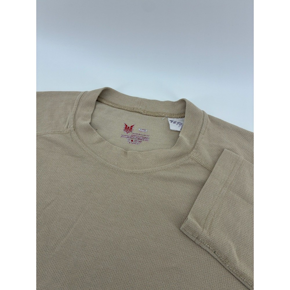 Drifire FR Tan Long Sleeve Base Layer Shirt Mens XL Flame Resistant Made in USA