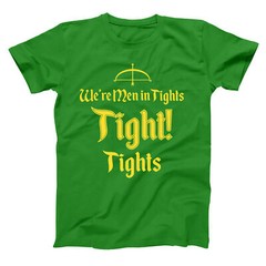 We’re Men In Tights Tight Tights Funny Irish Humor Green Basic Men’s T-Shirt