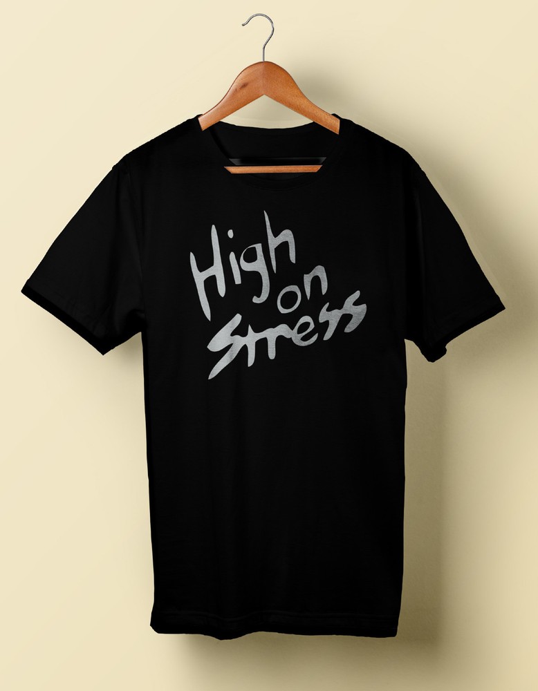 High on Stress T Shirt Tee Revenge of the Nerds Cult S M L XL 2X 3X 4X 5X