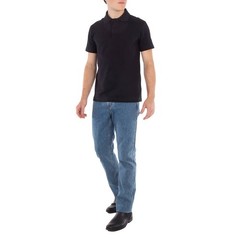 Burberry Logo Embroidered Straight Hem Cotton Polo Shirt