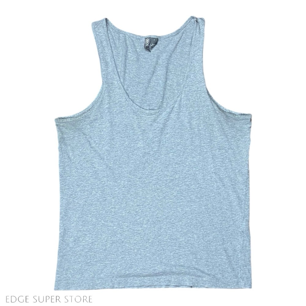 ASOS Mens Light Heather Gray Gym Beach Tank Top Shirt Size Small