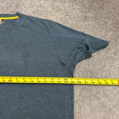 Royal Robbins Coolmax Basic T-Shirt Mens XL Blue Short Sleeve Crew Hiking Tee
