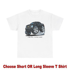 DigiRods Chevy Avalanche Truck Model 4×4 Smoking Tires Cartoon Car T Shirt