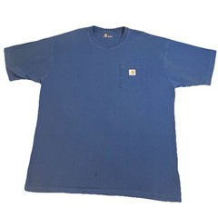Carhartt Pocket T-Shirt Men’s XL Tall Blue Original Fit Workwear Outdoors Worker