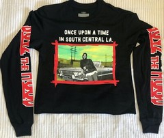 Boyz N The Hood Long Sleeve Crop Top T-Shirt