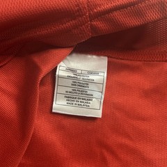 Men’s NIKE Pro Training Pull-On Crewneck Red Light Poly T-shirt – Large
