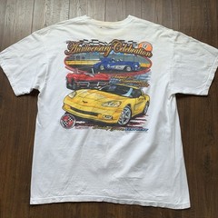 Corvette Men’s Vintage Short Sleeve T-Shirt Soft Cotton Material 2007 Size L