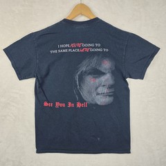Steve Grimmett’s Grim Reaper Autograph Concert Shirt Med See You in Hell Signed