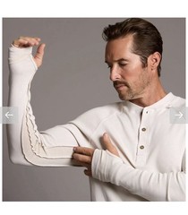 One Golden Thread Long Steve Henley Men’s Xsmall Super Soft